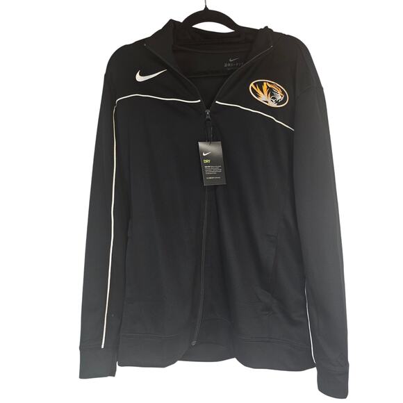 Nike Dri-Fit Rivalry Missouri‎ Tigers NCAA Basketball Training Jacket Full Zip L - Picture 1 of 7